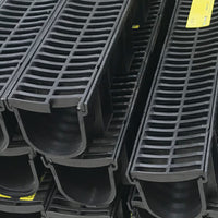 EasyDRAIN Standard Channel with Polymer Grate - 3m Prejoined